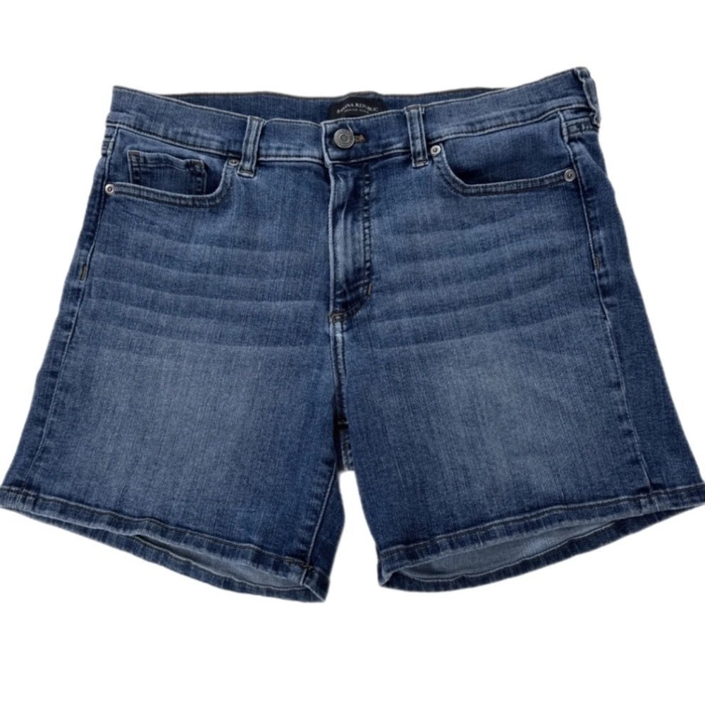 Banana Republic Denim Shorts Women 29 Blue Stretch Premium Denim Mid Rise